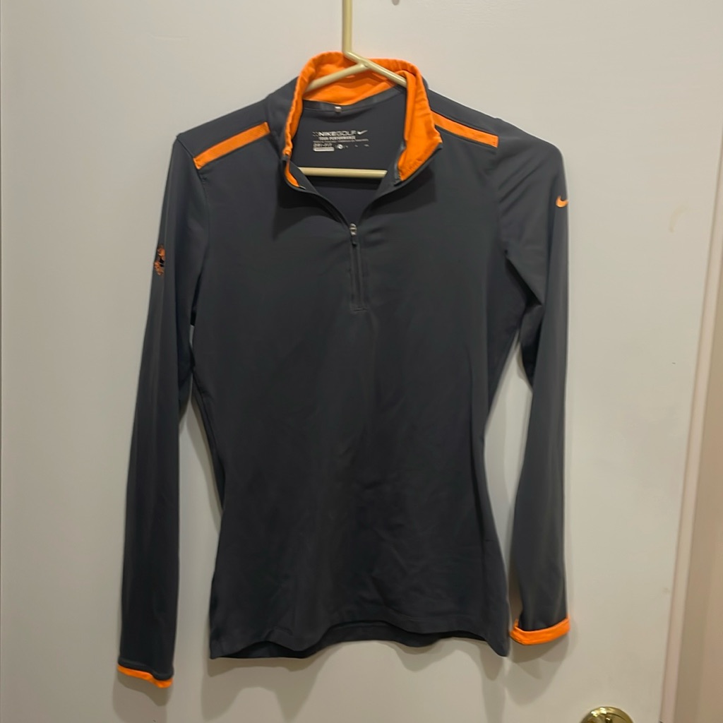 Size Small Nike Golf Wente Vineyards The Course Orange And Charcoal